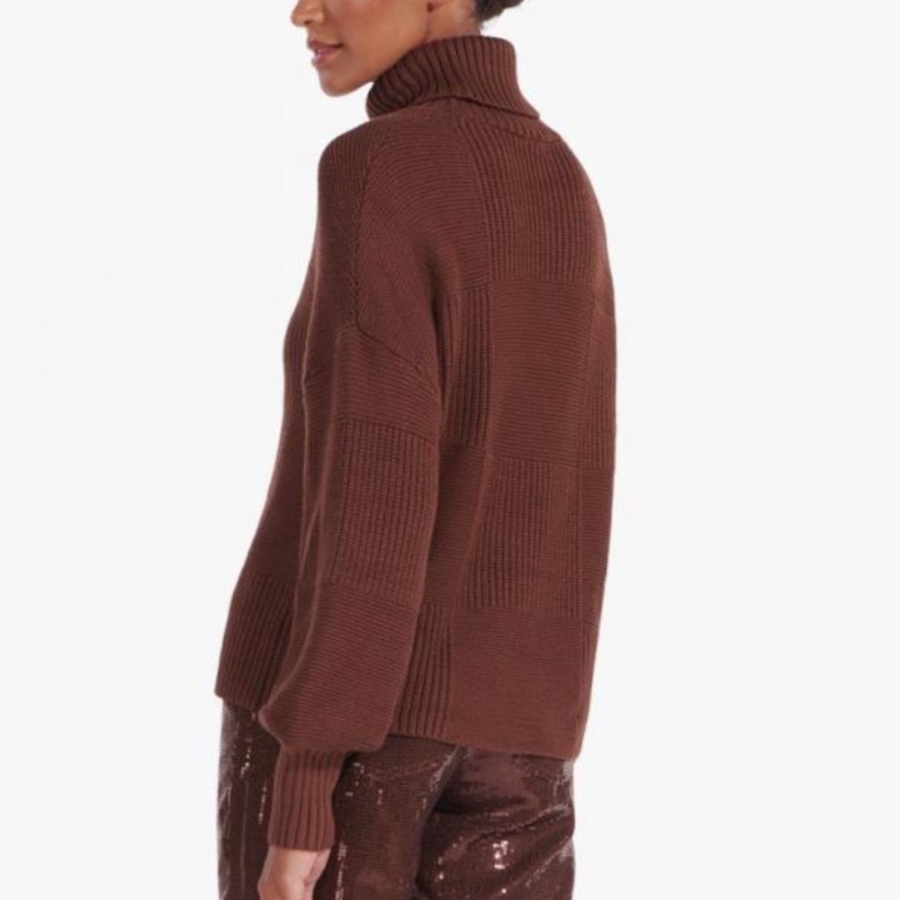 Staud Benny Sweater Bark Brown - Picture 3 of 6